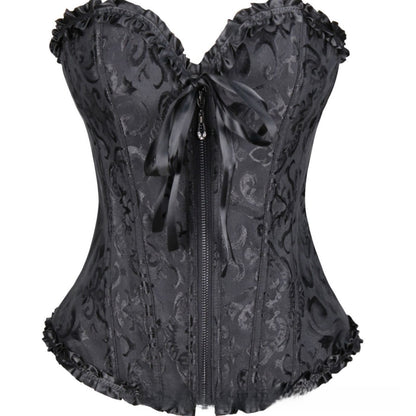 Zipper shaping garment