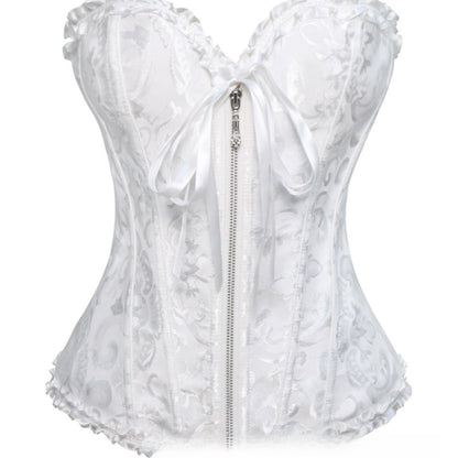 Zipper shaping garment