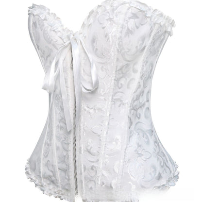 Zipper shaping garment