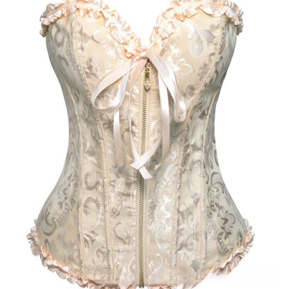 Zipper shaping garment