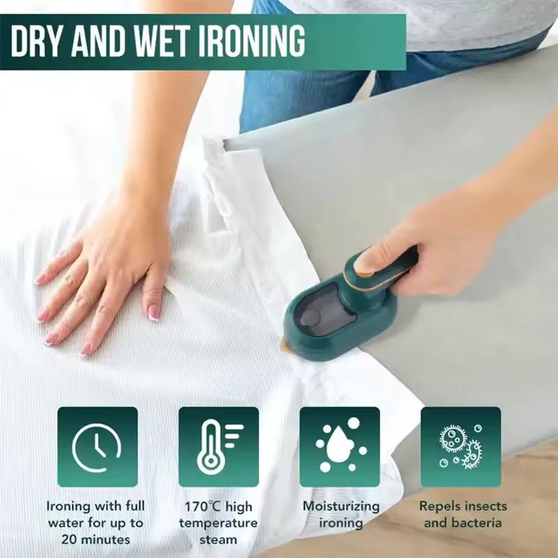 Iron-Travel Steamer Iron for Clothes , Portable Handheld Iron