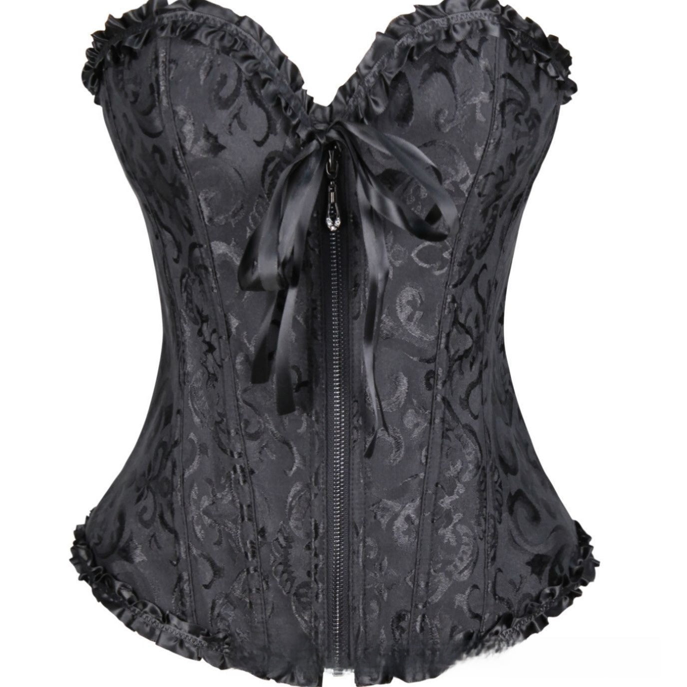 Zipper shaping garment