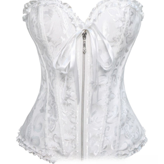 Zipper shaping garment